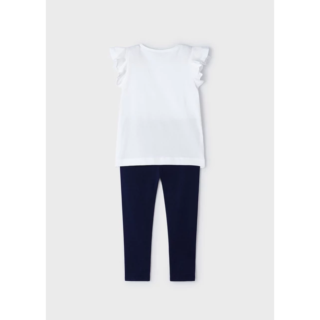Mayoral gyönyörű tüll virágos felső és leggings szett