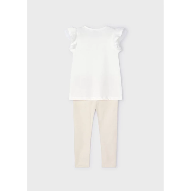 Mayoral gyönyörű tüll virágos felső és leggings szett