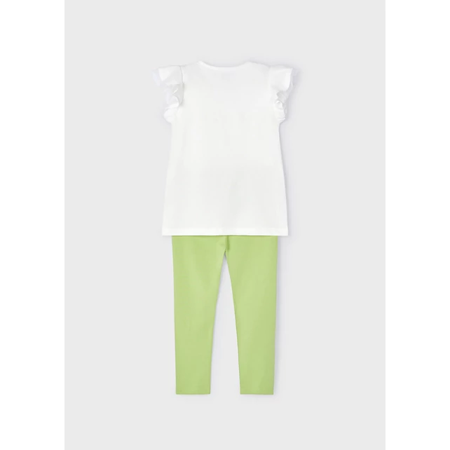 Mayoral gyönyörű tüll virágos felső és leggings szett