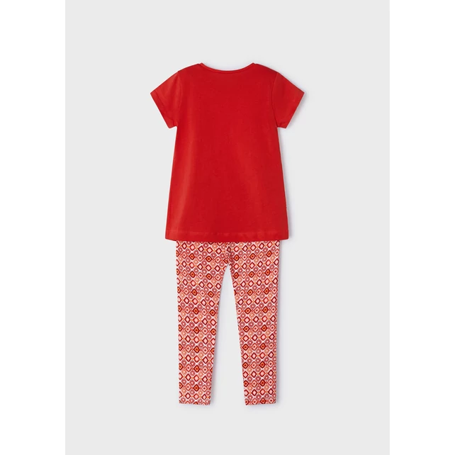 Mayoral állatos-mintás felső és hosszú leggings szett