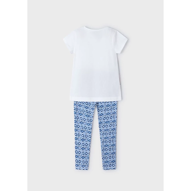 Mayoral állatos-mintás felső és hosszú leggings szett