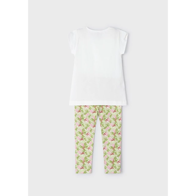 Mayoral flitteres-házikós felső és hosszú leggings szett
