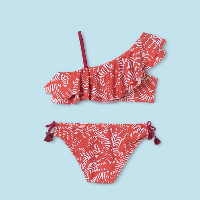 Mayoral aszimmetrikus fodros bikini 