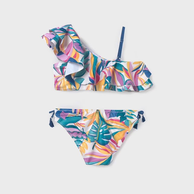 Mayoral levélmintás aszimmetrikus bikini 