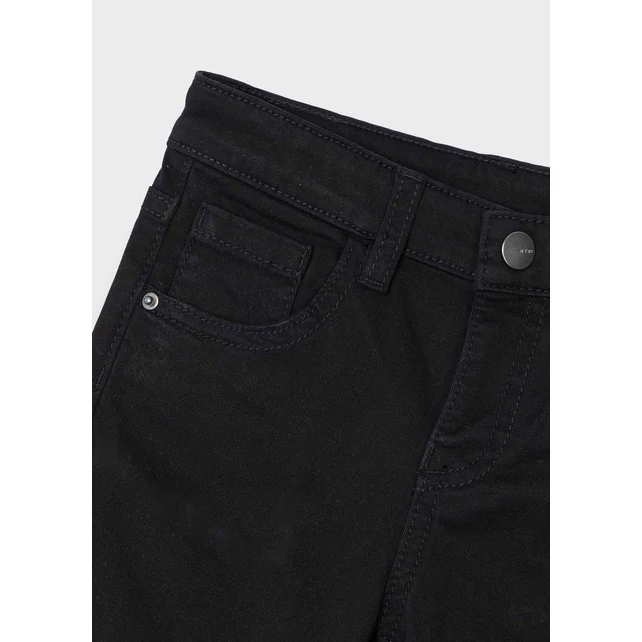 Mayoral slim-fit csinos nadrág fekete színben