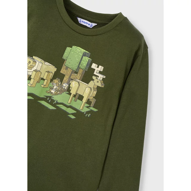 Mayoral Minecraft mintájú hosszú ujjú felső