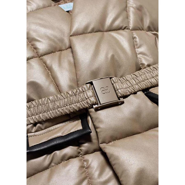 Abel&lula egyedi fazonú hátul kötött steppelt mellény 2025 TÉL