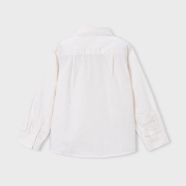 Mayoral elegáns hosszú ujjú bézs csíkos ing 2025 TÉL