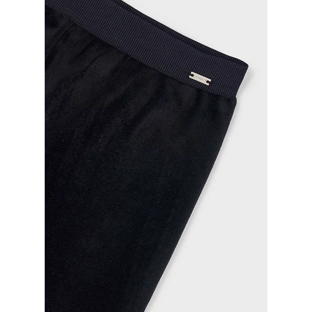 Mayoral fekete puha meleg plüss leggings 2025 TÉL