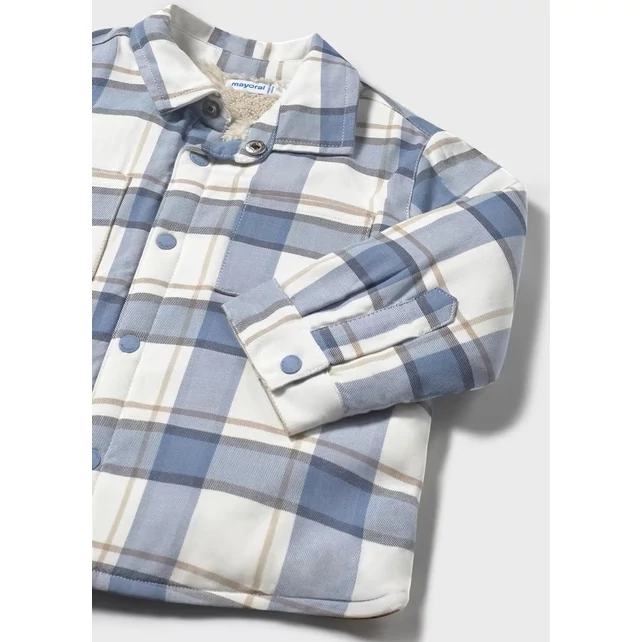 Mayoral szőrmével bélelt kockás ing / kiskabát 2025 TÉL Mayoral szőrmével bélelt kockás ing / kiskabát 2025 TÉL