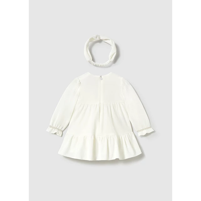 Mayoral csodaszép alkalmi plüssruha fejpánttal 2025 TÉL