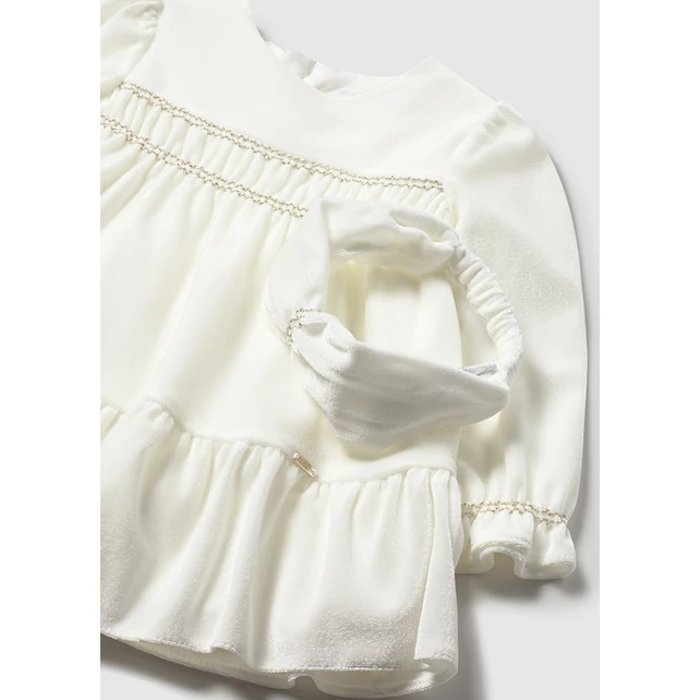 Mayoral csodaszép alkalmi plüssruha fejpánttal 2025 TÉL