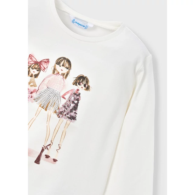 Mayoral gyönyörű flitteres-nagylányos hosszú ujjú felső 2025 TÉL Mayoral gyönyörű flitteres-nagylányos hosszú ujjú felső 2025 TÉL