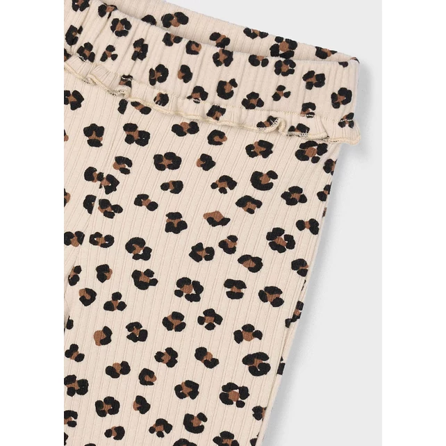 Mayoral leopárd mintás bordázott flare leggings 2025 TÉL