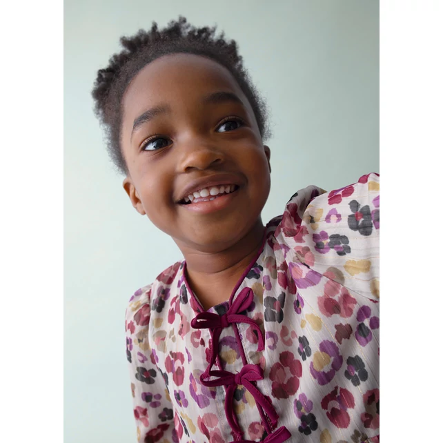 Mayoral álomszép virágmintás őszi sifonruha 2025 TÉL Mayoral álomszép virágmintás őszi sifonruha 2025 TÉL