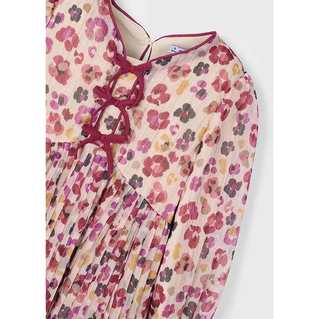 Mayoral álomszép virágmintás őszi sifonruha 2025 TÉL Mayoral álomszép virágmintás őszi sifonruha 2025 TÉL