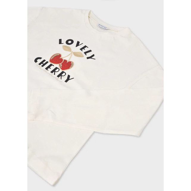 Mayoral Cherry feliratos hosszú ujjú felső 2025 TÉL Mayoral Cherry feliratos hosszú ujjú felső 2025 TÉL