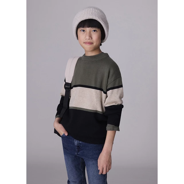 Mayoral csíkos kötött pulóver 2025 TÉL Mayoral csíkos kötött pulóver 2025 TÉL