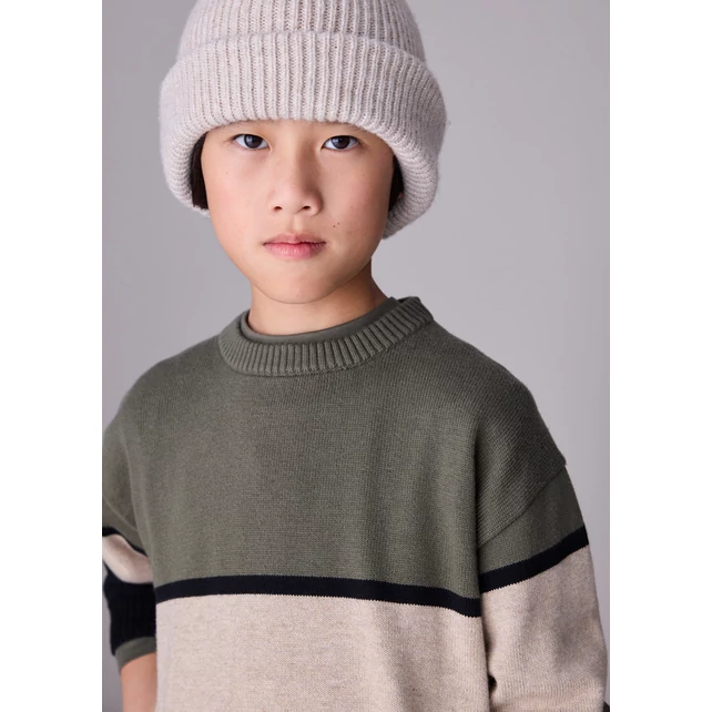 Mayoral csíkos kötött pulóver 2025 TÉL Mayoral csíkos kötött pulóver 2025 TÉL