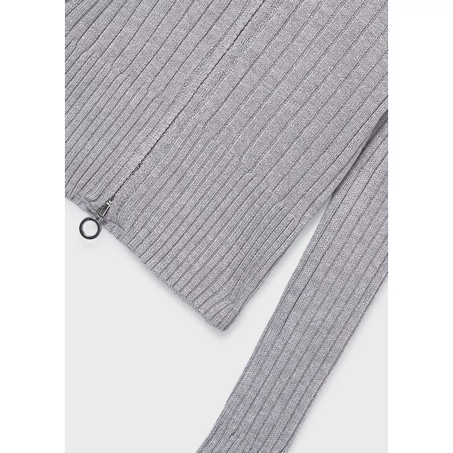 Mayoral pihe-puha bordázott cipzáras pulóver 2025 TÉL Mayoral pihe-puha bordázott cipzáras pulóver 2025 TÉL