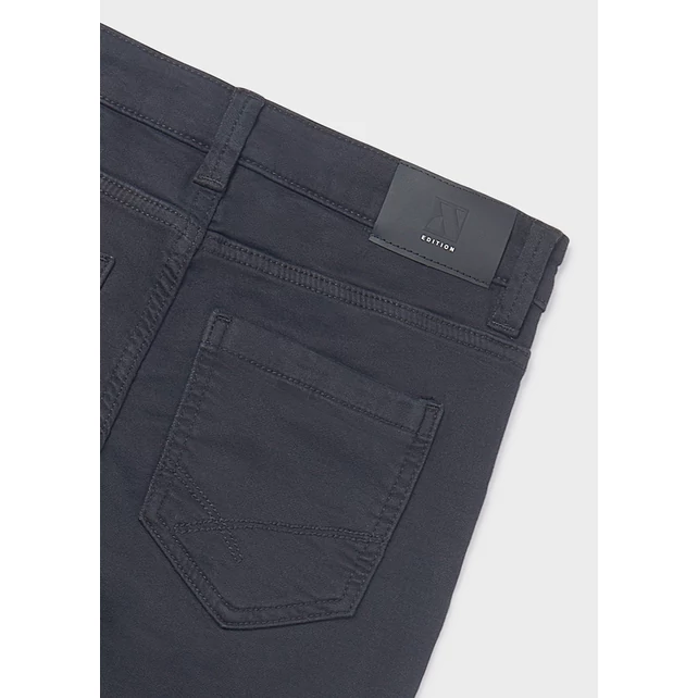 Mayoral puha és rugalmas fekete slim-fit farmernadrág 2025 TÉL