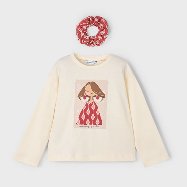 Mayoral nagylányos hosszú ujjú felső hajgumival 2025 TÉL Mayoral nagylányos hosszú ujjú felső hajgumival 2025 TÉL