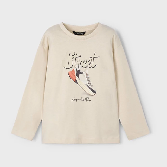 Mayoral Street feliratos hosszú ujjú felső 2025 TÉL Mayoral Street feliratos hosszú ujjú felső 2025 TÉL