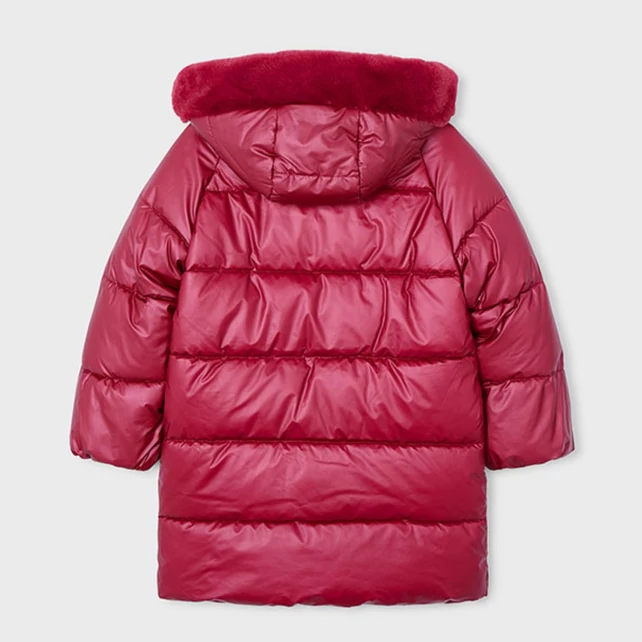 Mayoral hosszú fazonú szőrmés télikabát levehető kapucnival 2025 TÉL Mayoral hosszú fazonú szőrmés télikabát levehető kapucnival 2025 TÉL