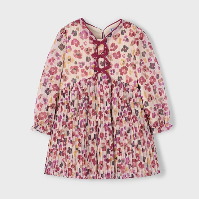 Mayoral álomszép virágmintás őszi sifonruha 2025 TÉL Mayoral álomszép virágmintás őszi sifonruha 2025 TÉL