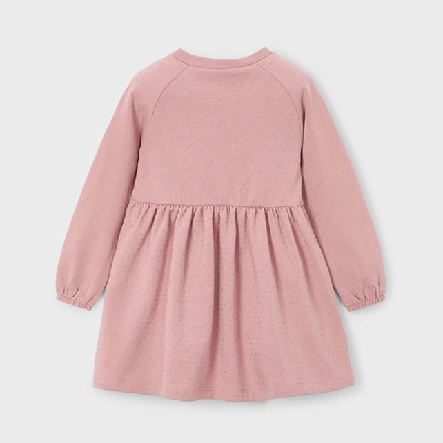 Mayoral csodaszép finoman csillogó pamutruha kistáskával 2025 TÉL Mayoral csodaszép finoman csillogó pamutruha kistáskával 2025 TÉL