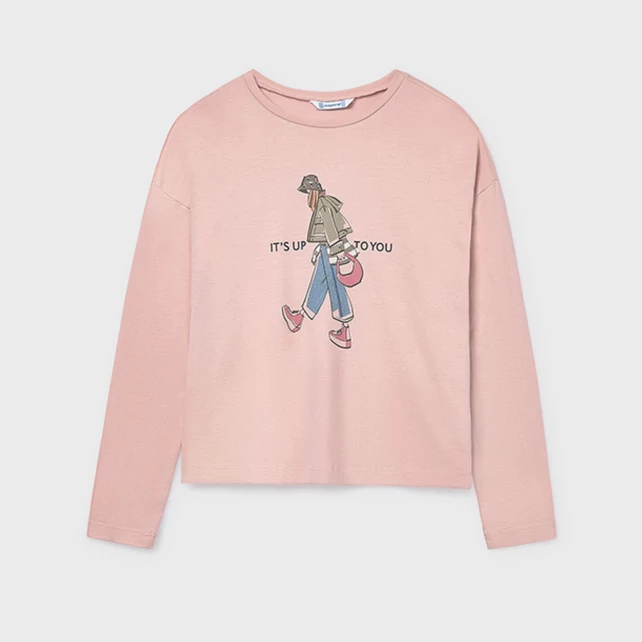 Mayoral csinos nagylány mintás hosszú ujjú felső 2025 TÉL Mayoral csinos nagylány mintás hosszú ujjú felső 2025 TÉL