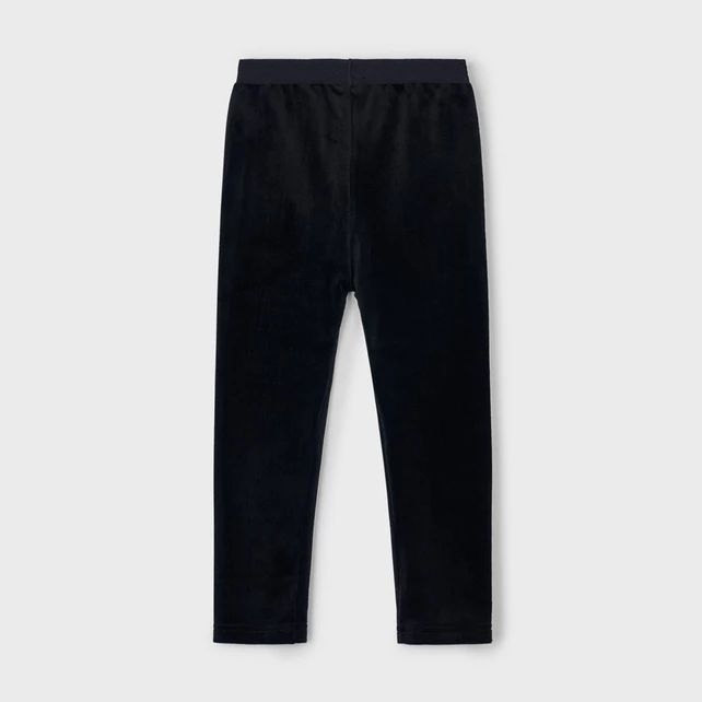 Mayoral fekete puha meleg plüss leggings 2025 TÉL