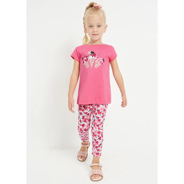 Mayoral virágmintás 3/4-es leggings