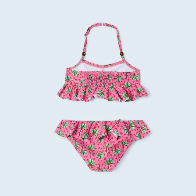 Mayoral fodros-masnis trópusi mintás bikini 
