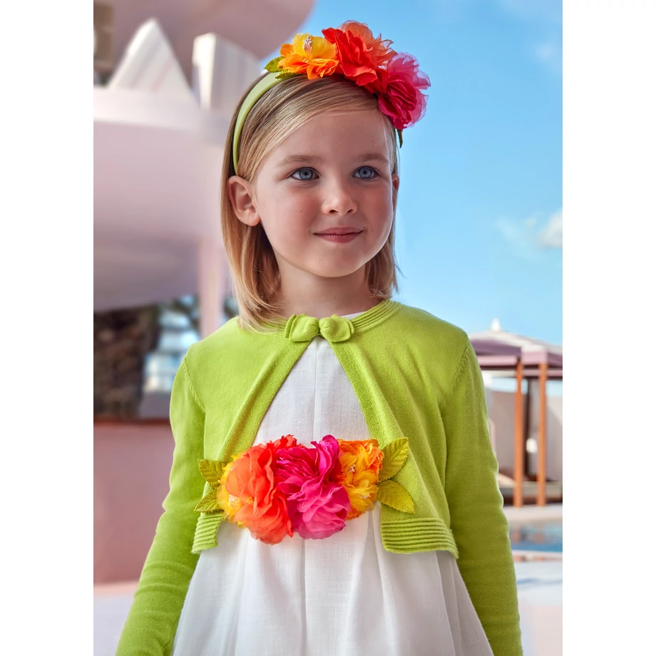 Mayoral elegáns kötött boleró masnival