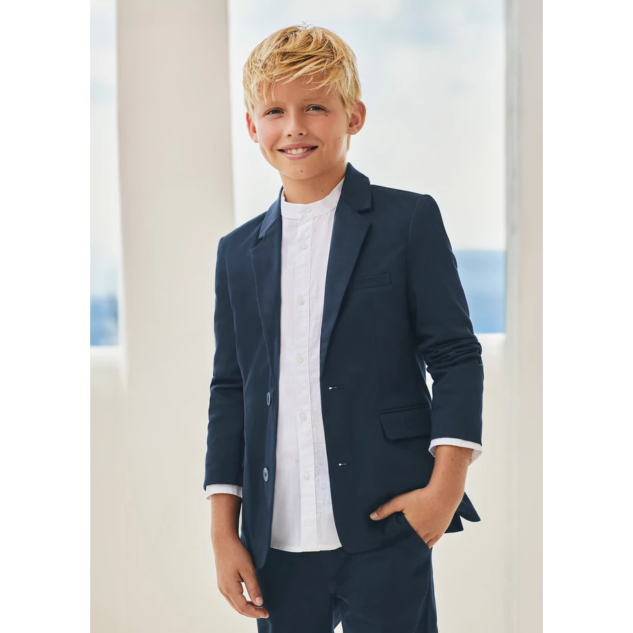 Mayoral sötétkék slim-fit öltönyzakó