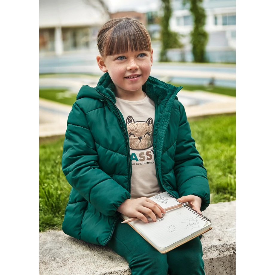 Mayoral basic kabát levehető kapucnival