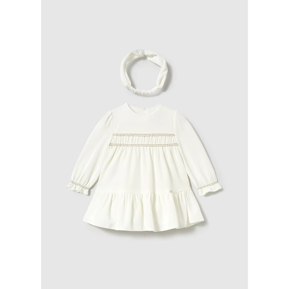 Mayoral csodaszép alkalmi plüssruha fejpánttal 2025 TÉL