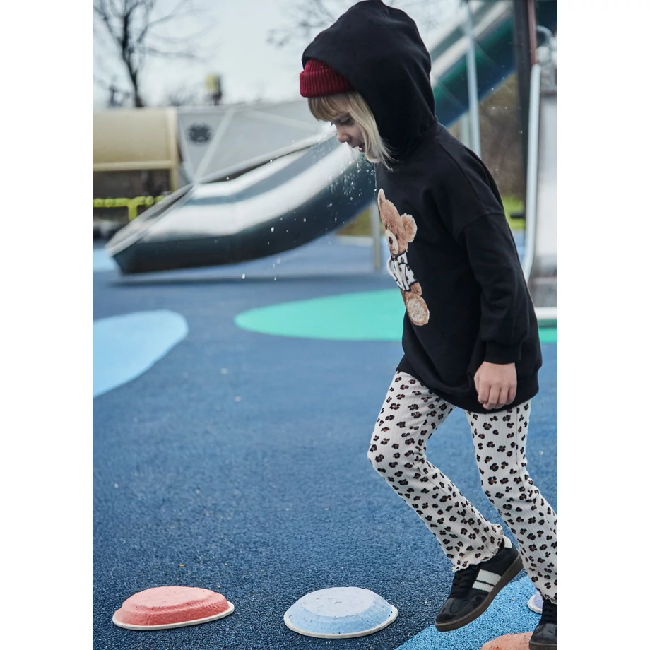 Mayoral leopárd mintás bordázott flare leggings 2025 TÉL