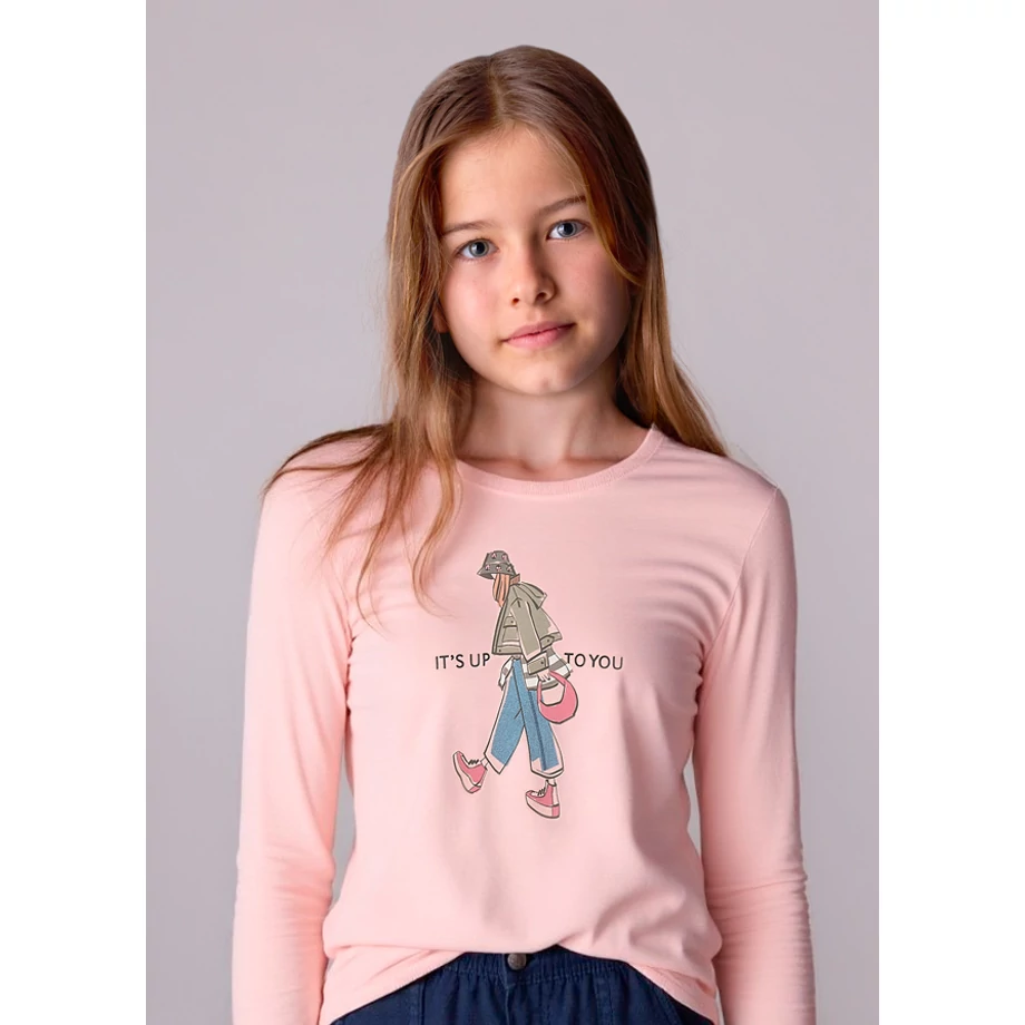 Mayoral csinos nagylány mintás hosszú ujjú felső 2025 TÉL Mayoral csinos nagylány mintás hosszú ujjú felső 2025 TÉL