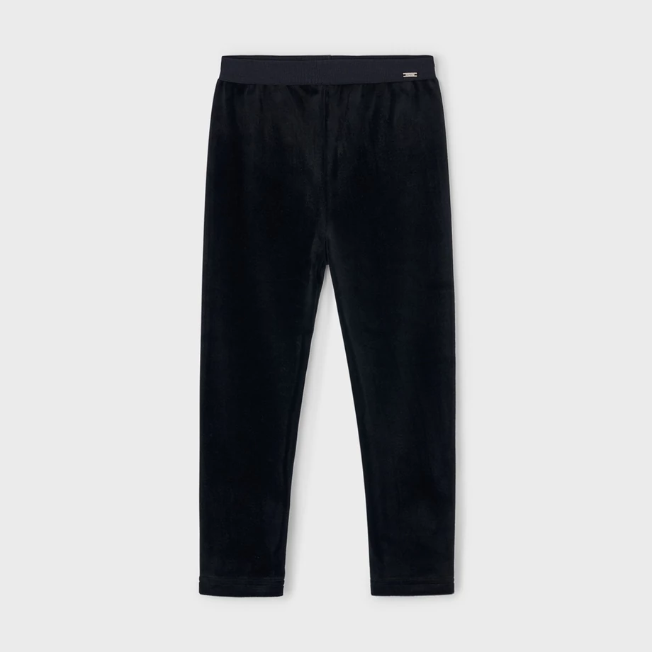 Mayoral fekete puha meleg plüss leggings 2025 TÉL