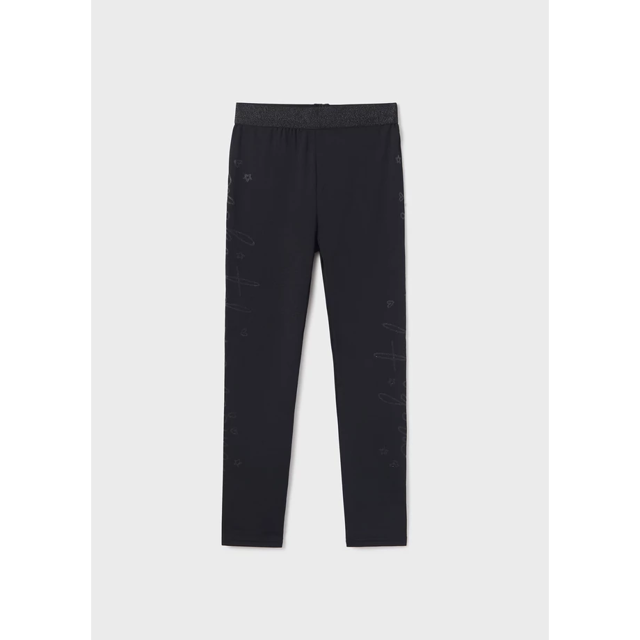 Mayoral szuper anyagú csillogó oldalán feliratos leggings